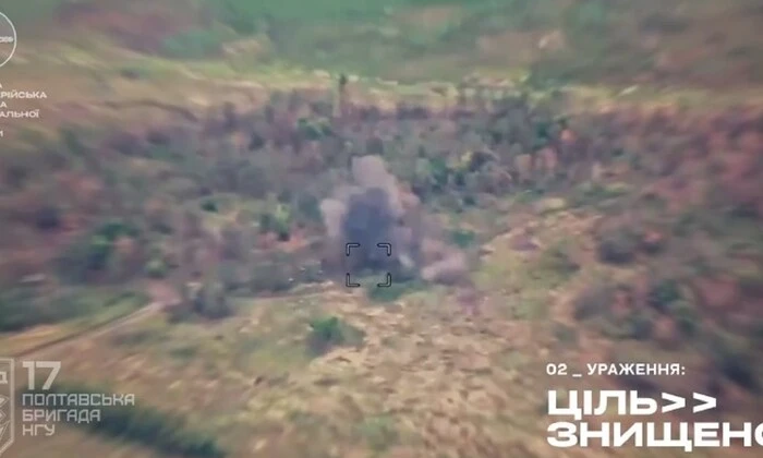 Нацгвардейцы поразили российскую пушку