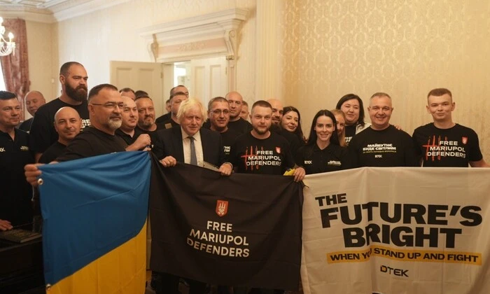 Ветерани ДТЕК зустрілися з Борисом Джонсоном