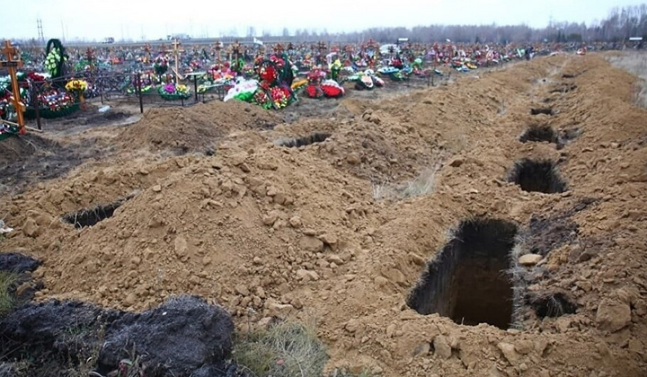 Російські поховальні місця швидко розкуповуються