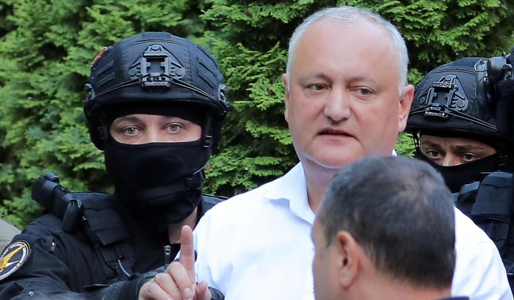 Ігор Додон з обличчям звинувачений у держзраді