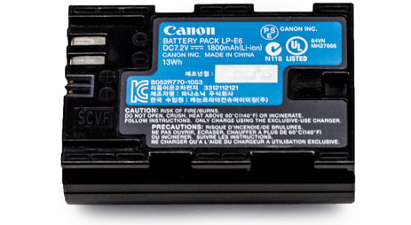 Как правильно выбрать аккумулятор Сanon LP-E6 - 5 советов от batteries.in.ua
