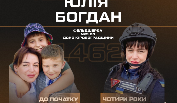 Фельдшерка Юлія Богдан: 10 ротацій на деокупованих територіях та порятунок саперів
