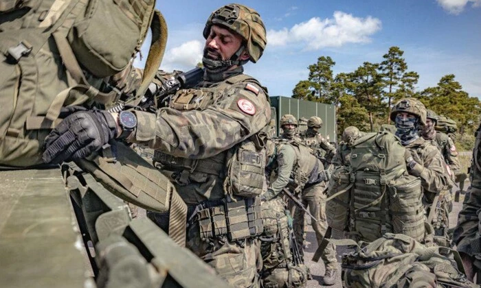 Польські військові на навчанні в Україні