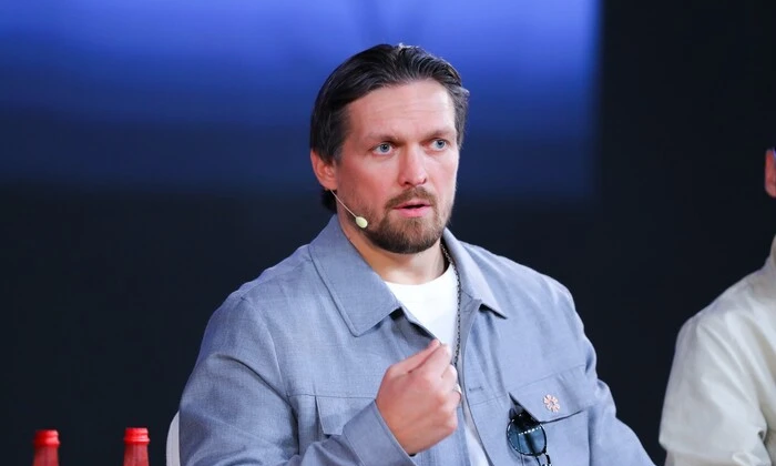 Oleksandr Usyk in the ring