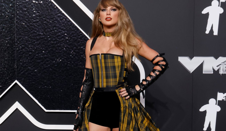 Taylor Swift during the concert