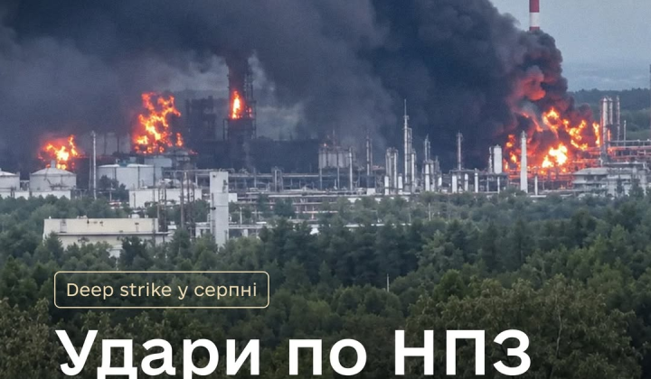 Strike on Russian refineries in August