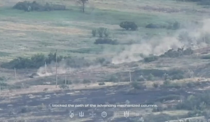 Heroic defense of the repelled assault near Shakhov