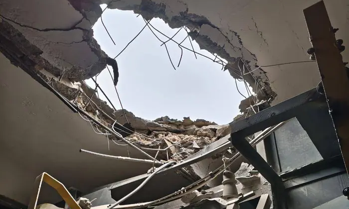 Херсонська ТЕЦ після обстрілу з РФ