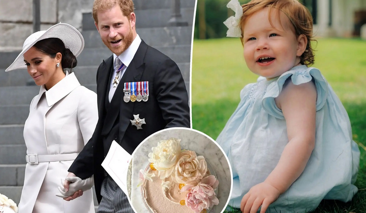 Сім'я Принца Ґаррі та Меган Маркл з новонародженою Лілібет