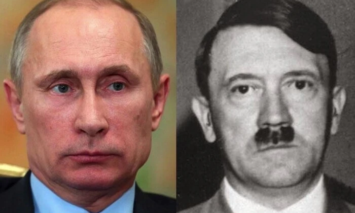 Зображення: мем з Путіним та Гітлером