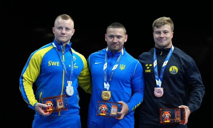 Ukraine holds the third position in the standings