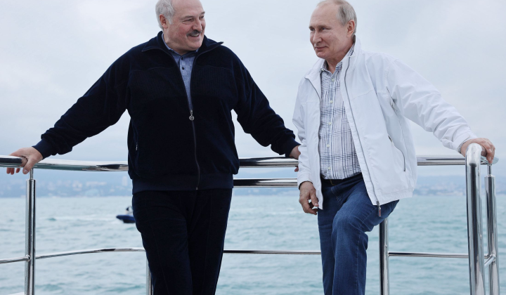 Лукашенко та Путін на зустрічі