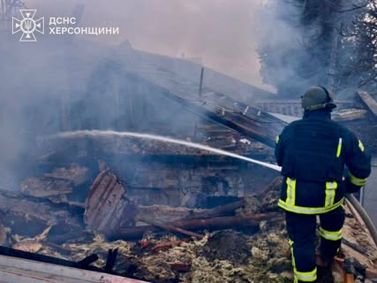 Білозерка після обстрілу: ліквідація пожежі, без жертв