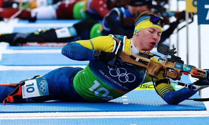 Ukrainian biathlon relay at the 2026 Olympics