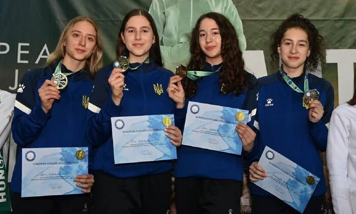 Три награды на Европейском чемпионате по фехтованию
