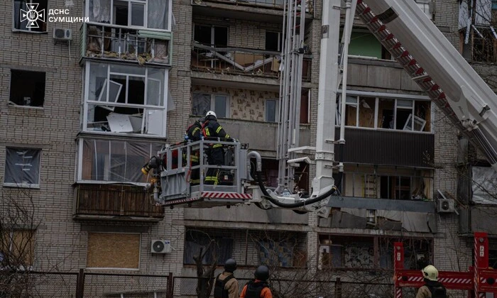 Пострадавшие от ракетного удара в Сумах