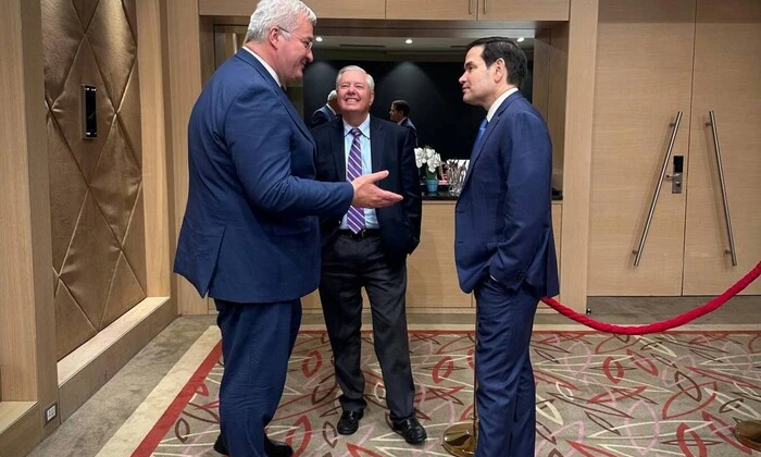 Сибіга, Рубіо, Грем - делегації РФ та України