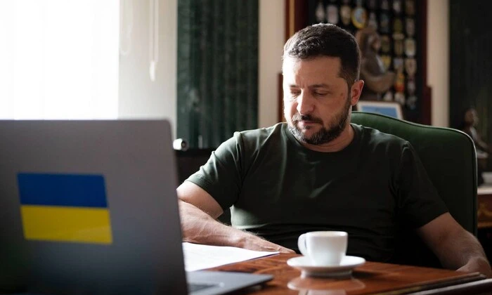 Російський президент Путін і Зеленський