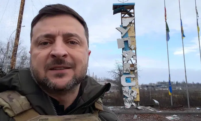 Російські військові на кордоні
