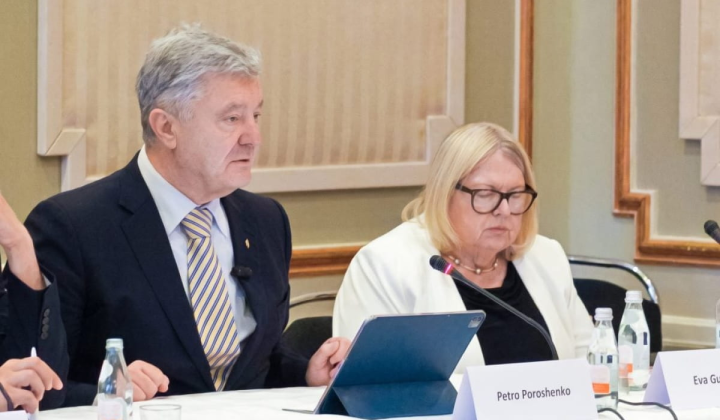 Poroshenko at the conference in Visby: Europe is losing the information war with Russia due to underestimation of the threat
