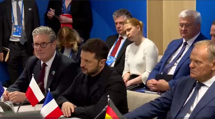 Европейские лидеры на саммите