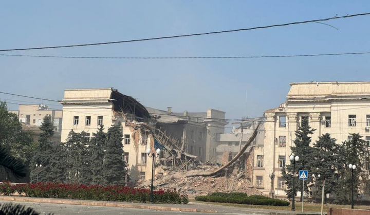 Президент реагує на знищення Херсонської ОДА