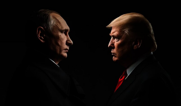 Путін і Трамп на переговорах