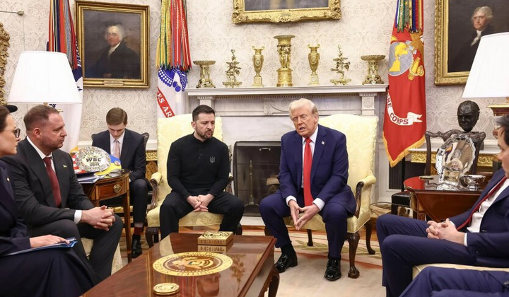 Зеленский и Трамп в Oval Office
