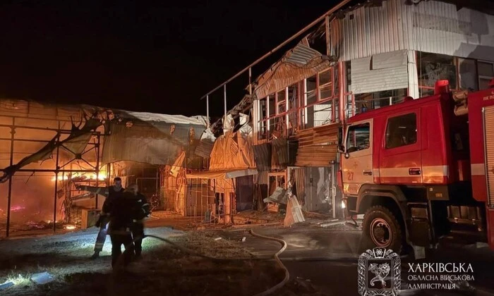 Пожежі під час атаки в Харкові