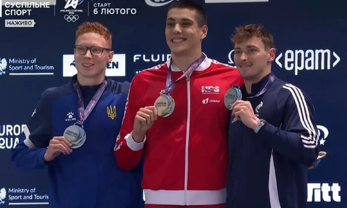 Срібло на чемпіонаті Європи з плавання