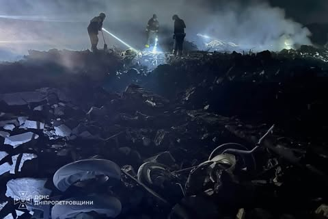 Ракетний удар у Криворізькому районі