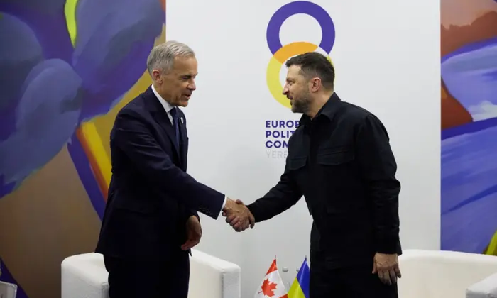 Зеленский с премьером Канады