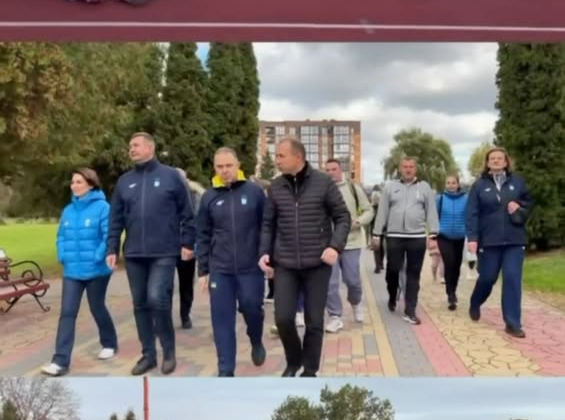 Олімпійці на заході «Україна єднає серця»