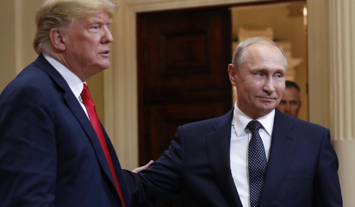Трамп і Путін на переговорах