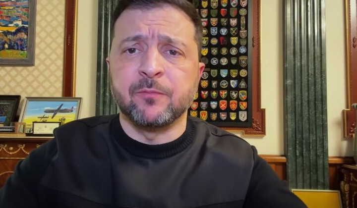 Zelensky during press conference