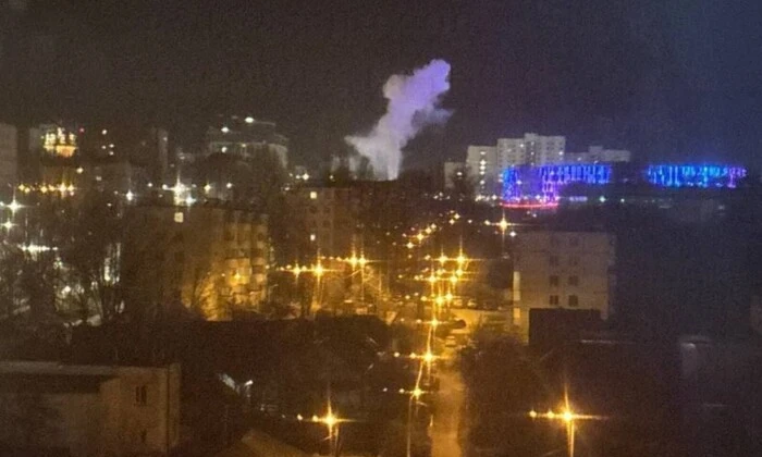 Пожежа в Білгороді після атаки дронів