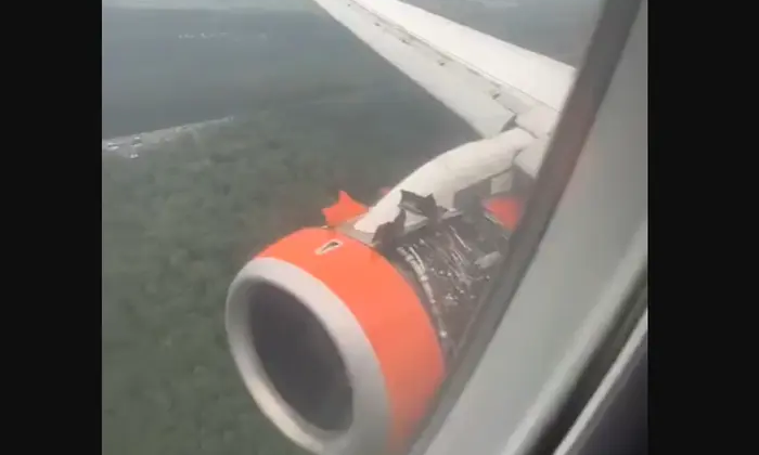 Поломка двигателя у самолета в воздухе