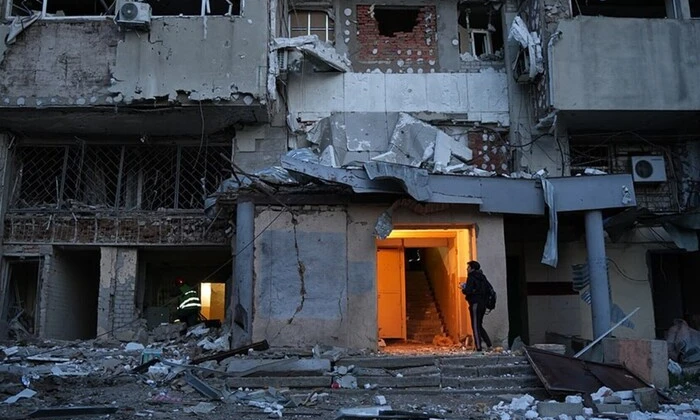 Перші кадри руйнувань у Харкові