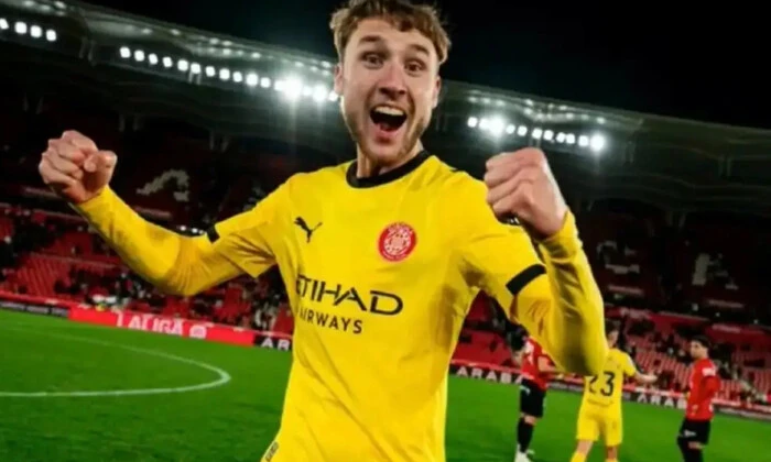 Vanat scores a goal for Girona