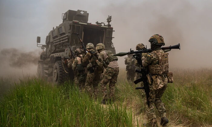 Карта боевых действий в Украине