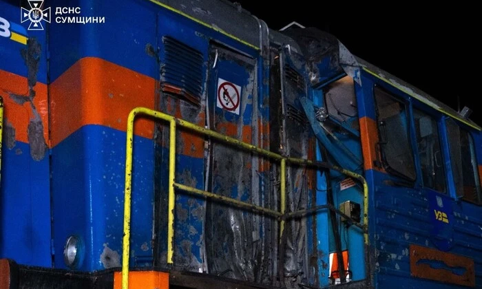 Залізнична колія на сумщині після удару