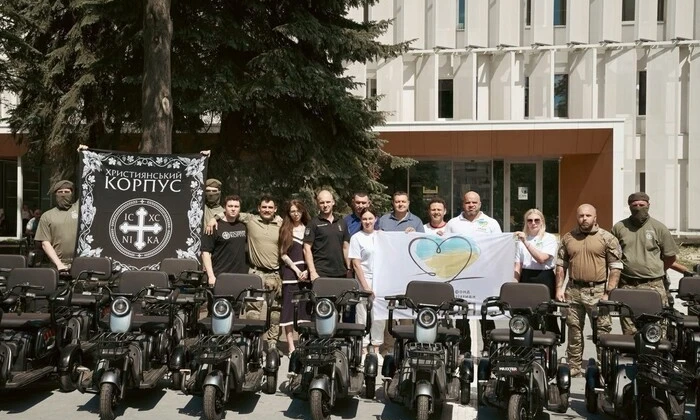 20 електроскутерів для реабілітації ветеранів