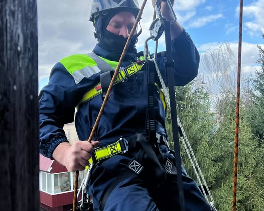 Training of DSN Sappers in Volyn at height