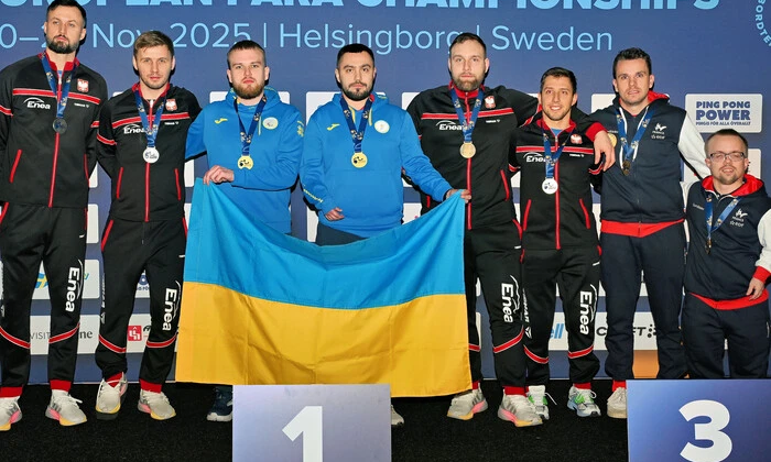 The Ukrainian Paralympic team received 7 awards