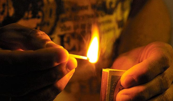 Згарище церкви після підпалу школяра