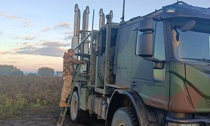 Пристрій IRIS-T SLS на амуніції