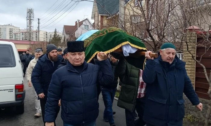 Похоронили крымскотатарского воина на Киевщине