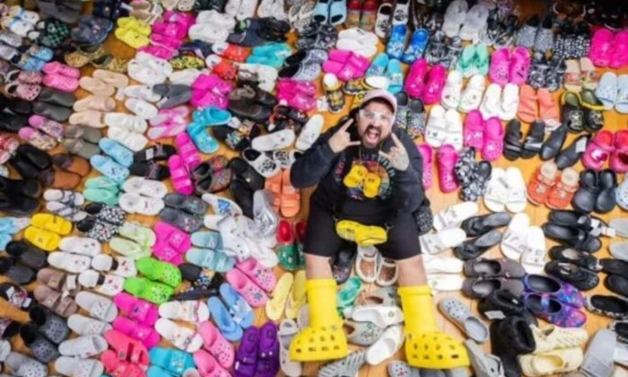 Американець з рекордом Crocs взуття