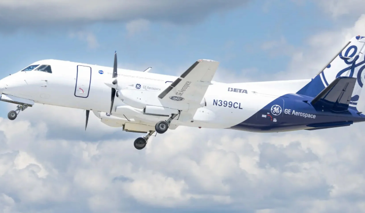 Гібридний літак GE Aerospace на висоті