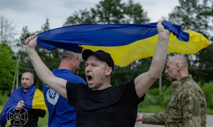 Фото и видео обмена пленными